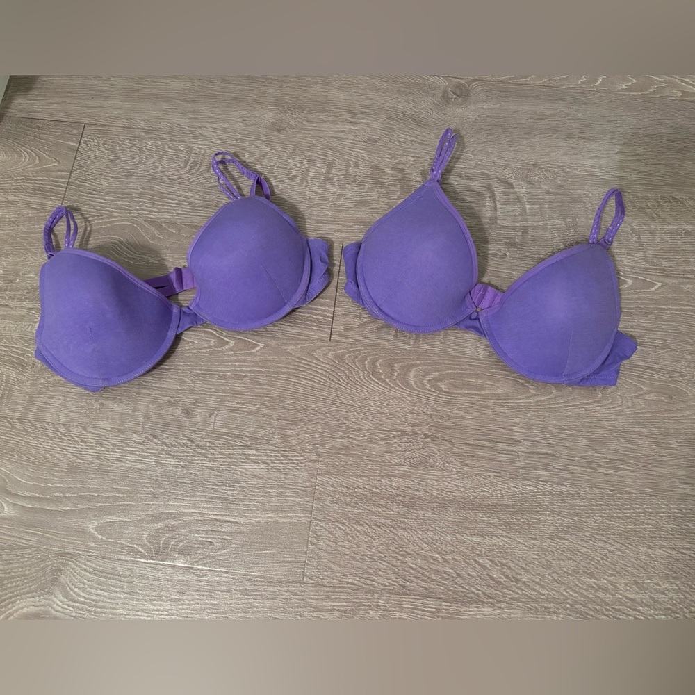 Fruit of loom purple bras